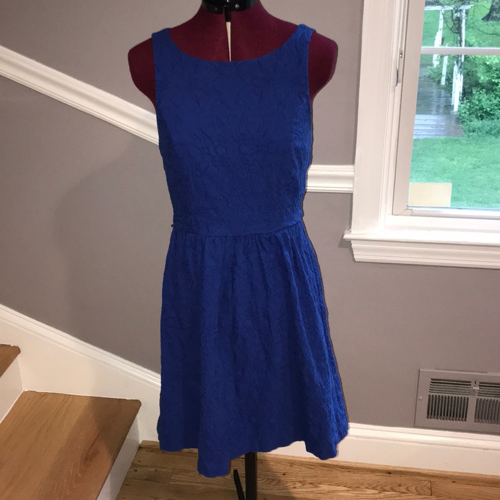 ELLE royal blue dress